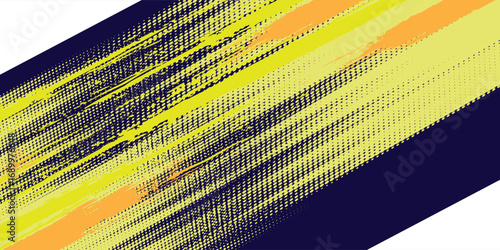 Abstract soft yellow and orange combination background. halftone on dark blue style gradient.