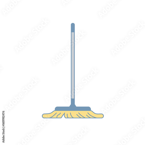 A simple illustration of a mop, used for cleaning floors and maintaining hygiene.