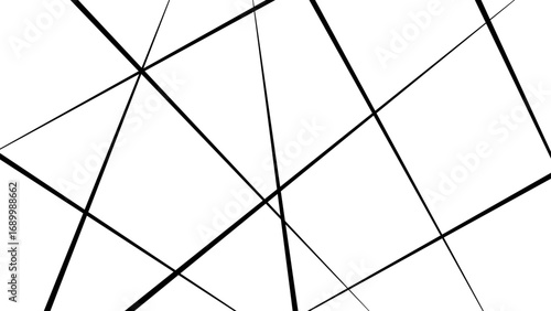 Random chaotic lines abstract geometric pattern texture, Black chaotic lines of modern design. flat vector illustration isolated on white background.
