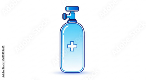 Oxygen tank, a medical equipment for respiratory support and emergency care in healthcare settings