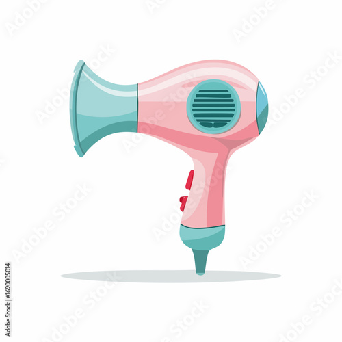 Hair dye pastel tube with tiny heart details vector