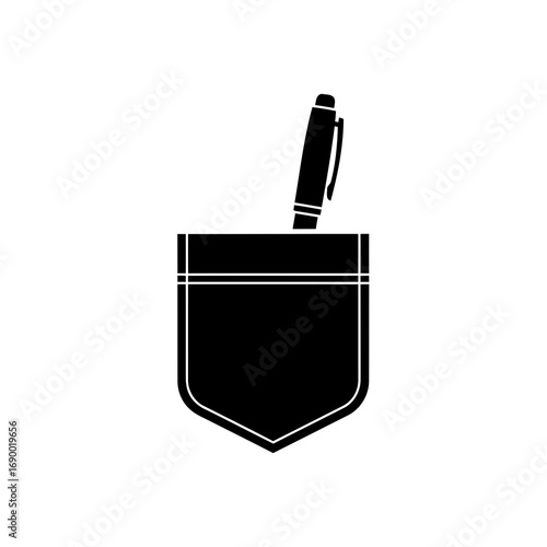 pen in a pocket