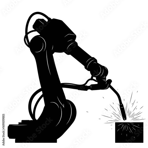 Industrial Robotic Arm Welding