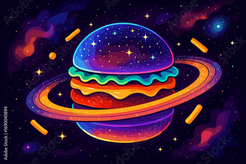 Cosmic Burger Ring A Deliciously Interstellar Culinary Adventure Through the Galaxy