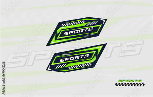  wrap graphic racing abstract strip and background for car wrap b5.eps