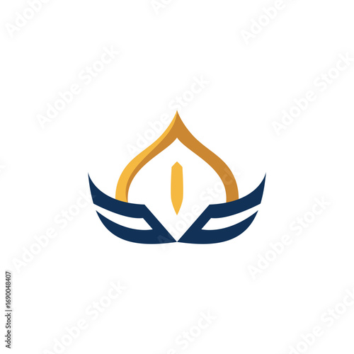 Islamic logo simple vector design