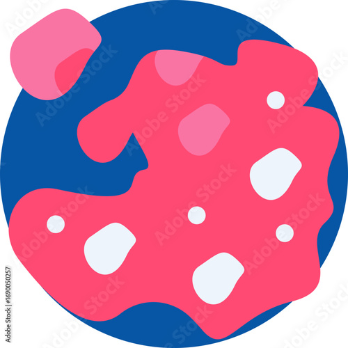 Melanoma icon for cancer diagnosis, website, application, printing, document, poster design, etc