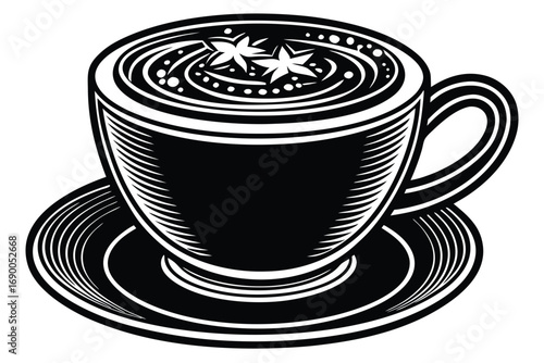 cappuccino cup vector