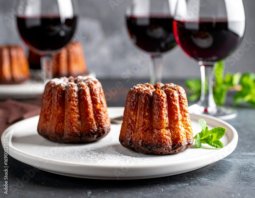 Bordeaux Wine and Canelé Pairing — Gastronomy Background