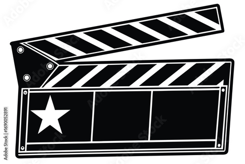 clapperboard vector
