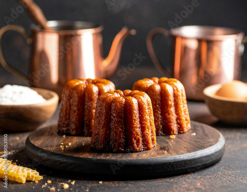 Canelé Making Process — Behind the Scenes Craft Background