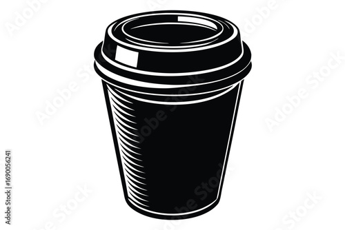 takeaway coffee cup vector