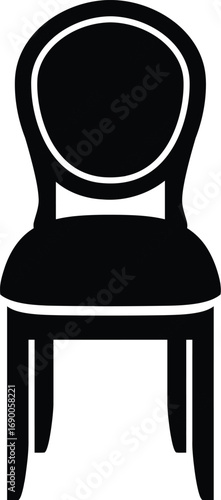 Vector illustration of a classic armchair isolated on white background