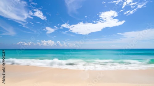 Wallpaper Mural Tropical beach scene Torontodigital.ca