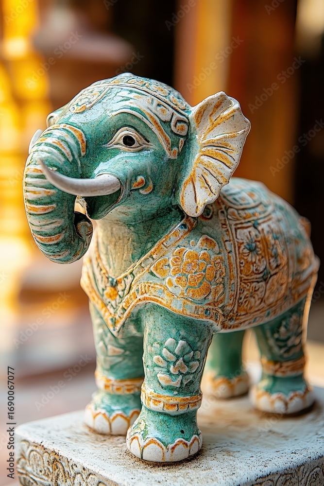 Obraz premium A statue of an elephant