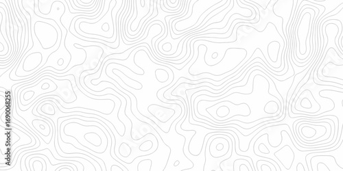 Abstract minimal The pattern discovery vector topo map creative discovery White wave grid stripe line map topography. vector geographic contour mounted map background.	
