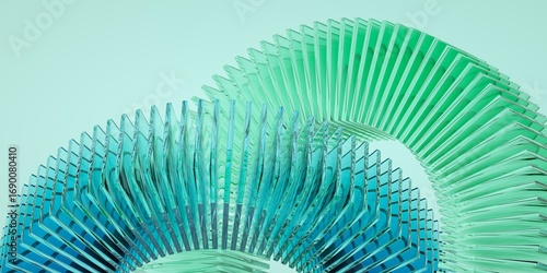 3d render technology, data transfer, database, LLM, large language model concept. Abstract background