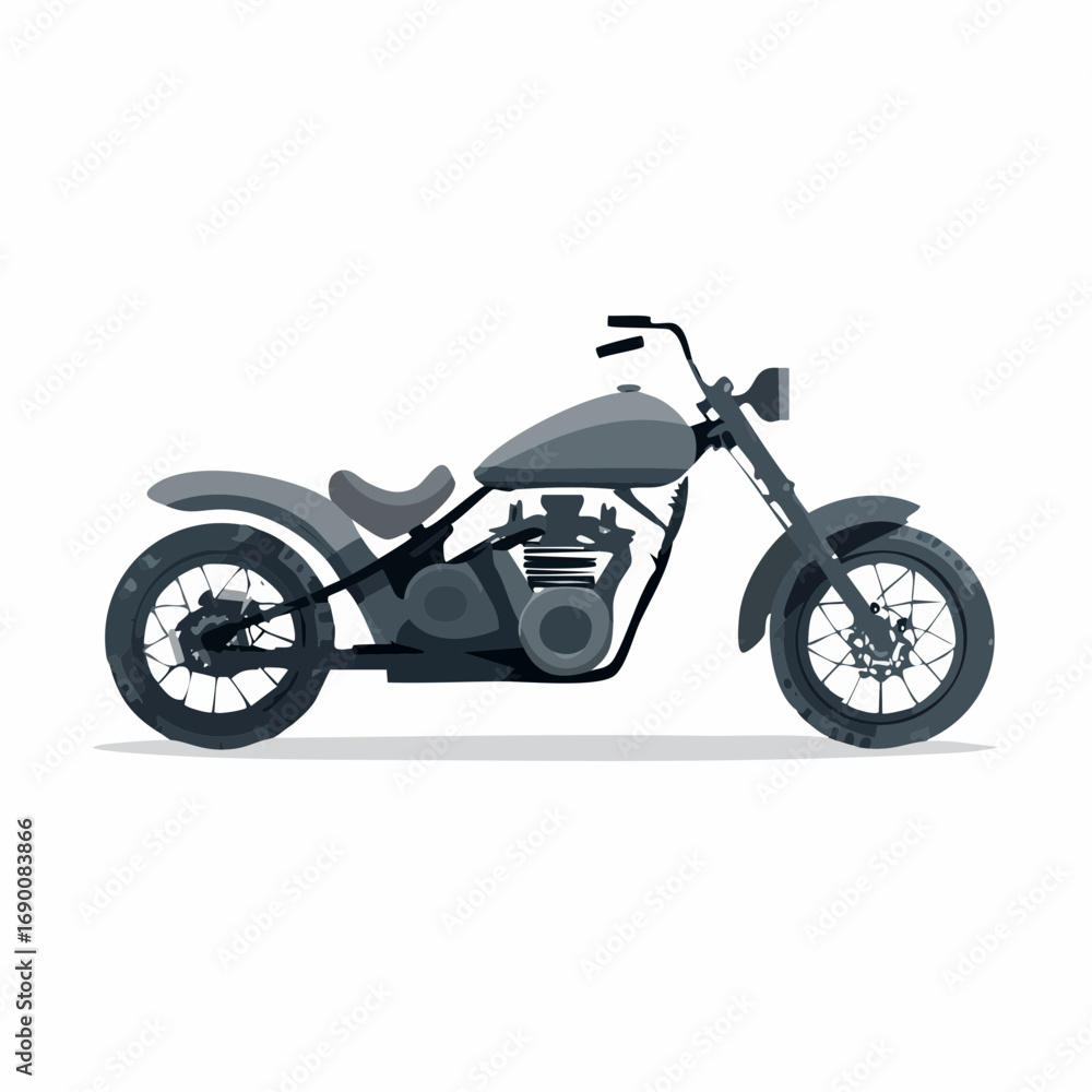Fototapeta premium motorcycle isolated on white background