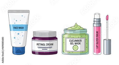 Nourish and glow discover your perfect skincare routine for radiant beauty and self-care, Generative AI.