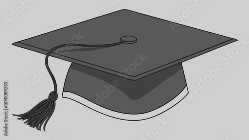 Graduation cap academic hat mortarboard graduation ceremony commencement education learning knowledge achievement success degree college university school student graduate celebration ceremony tassel.