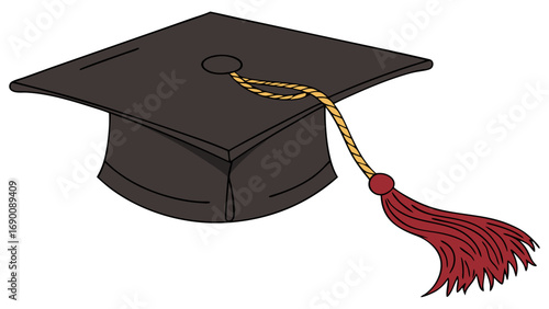 Graduation cap academic hat mortarboard graduation ceremony education achievement success knowledge learning degree university college school student tassel cap and gown celebration commencement dipl.