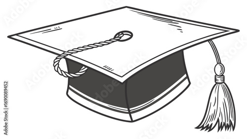 Graduation cap academic hat mortarboard graduation ceremony education achievement success knowledge learning diploma degree college university school wisdom scholarly tassel graduation season commenc.