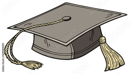 Graduation cap academic hat mortarboard graduation ceremony education learning knowledge success achievement college university school diploma degree celebration commencement tassel cap and gown grad.