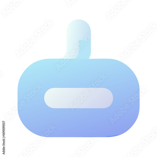 Minimal smart home plug icon design
