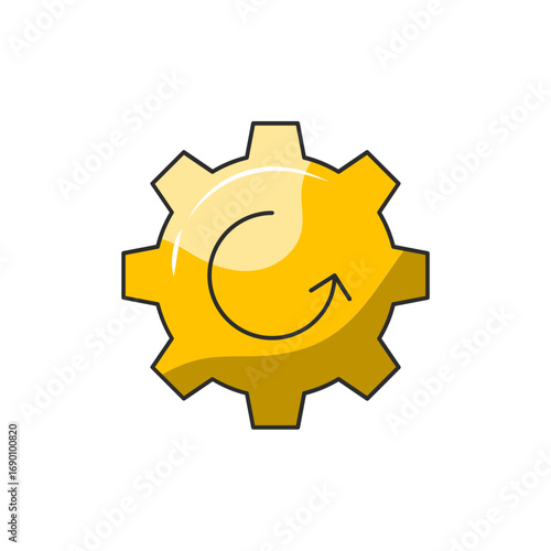 Settings Reset Icon, Restore Outline for System UI