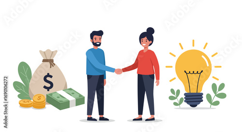 Business Partnership Agreement and Successful Idea Generation