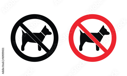 no pet, no dog allowed sign. printable transparent vector. vector illustration eps file 
