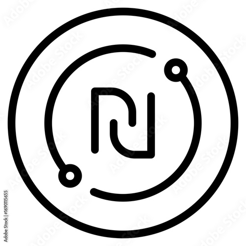 money coin icon, token coin icon