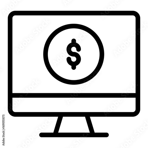 financial website icon
