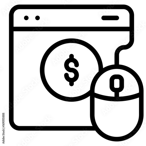 pay per click icon