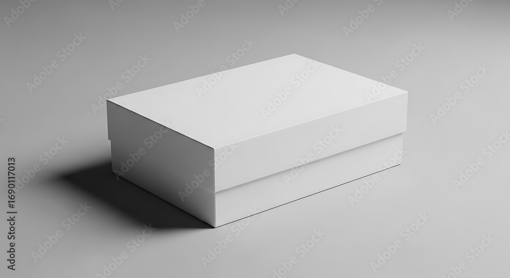 Fototapeta premium White Box Packaging Mockup.