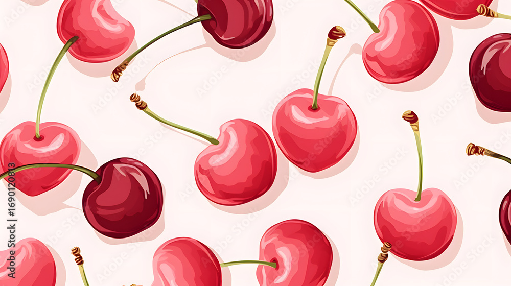 cherry seamless pattern cherry seamless pattern
