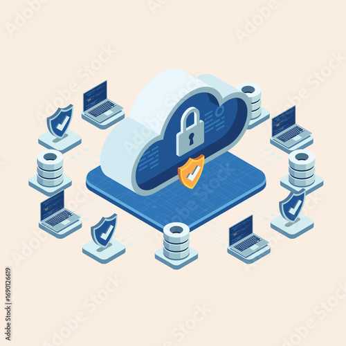 Secure Cloud Computing Data Protection and Network Security