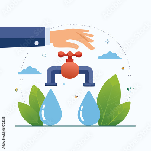 Hand Protecting Water Faucet Drops