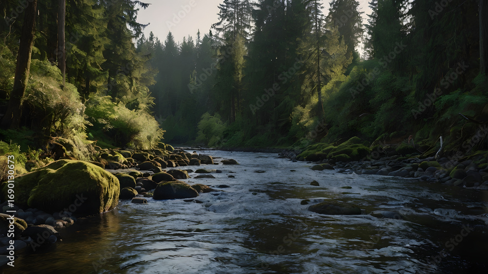 Naklejka premium LANDSCAPE FOR TREES