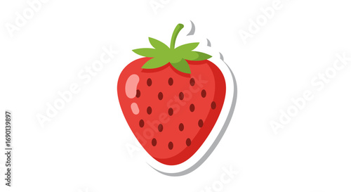 strawberry isolated on white background