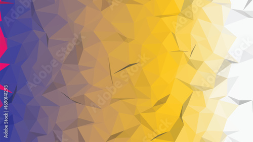 Abstract Golden Yellow Polygon Geometric Background