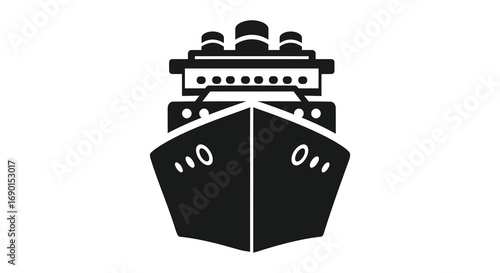 a large cruise ship sailing across calm waters