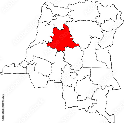 A clean, professional vector map of the Democratic Republic of the Congo with the Tshuapa province highlighted. Great for presentations, reports, and visualizing regional data.

