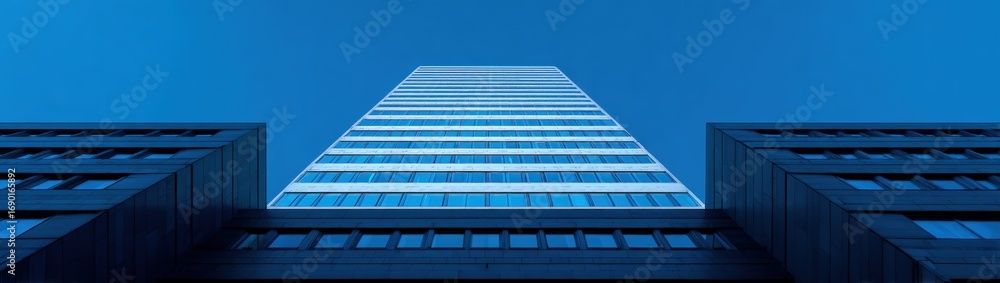 Fototapeta premium Modern Skyscraper Silhouette