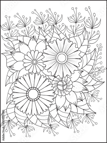 Wallpaper Mural Abstract geometric shapes with vibrant color accents Torontodigital.ca