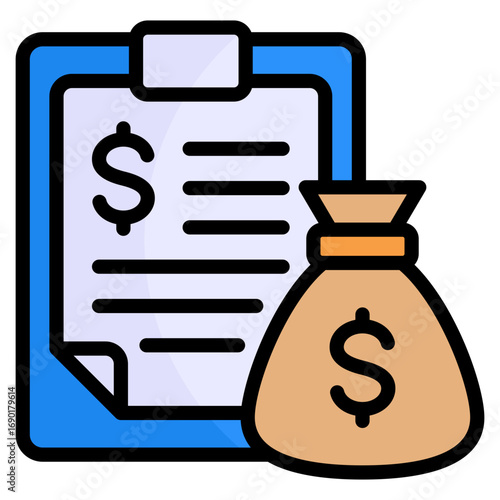 Budget Sheet Icon
