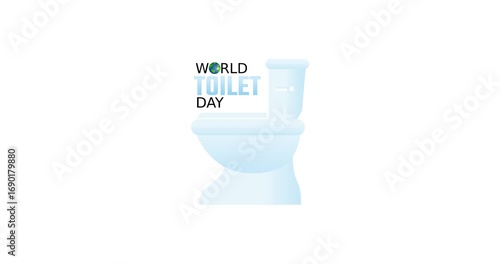 world toilet day motion video, ideal for world toilet day celebration
