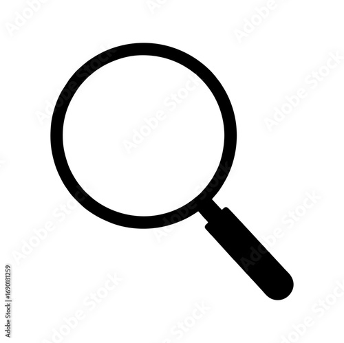 Magnifying glass icon vector