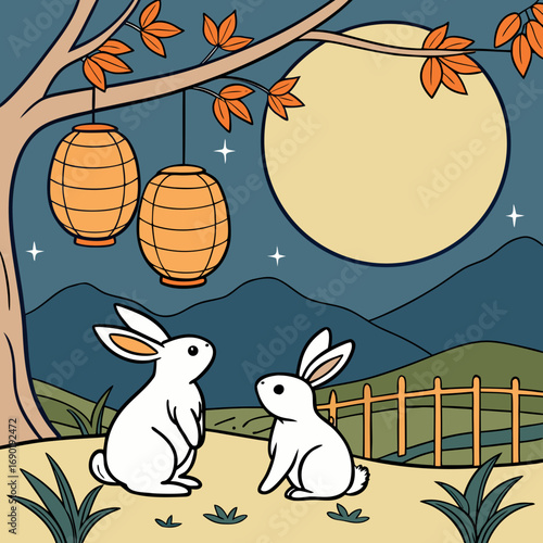 rabbit on a tree