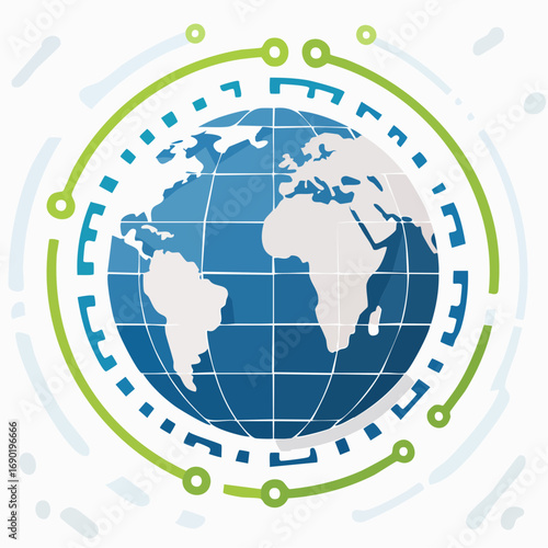 Global Network Graphic Design